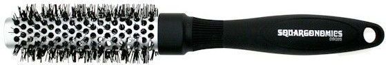 Denman - Squargonomics M - Haarborstel - Zwart/Zilver - 25mm