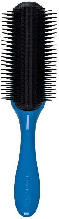 Denman D4 borstel - 9 Row - Santorini Blauw
