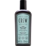 AMERICAN CREW – Fiber Pre-Styling Shampoo, 250 ml, stärkendes Haarshampoo für Männer, veganes Männershampoo für geschädigtes Haar, Pre-Haarstyling für mehr Textur, Stärke & Kontrolle