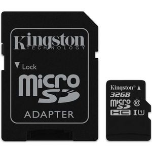 Kingston Technology SDC10/32GB flashgeheugen MicroSDHC Flash Klasse 10