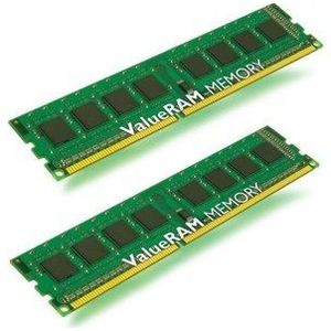 Kingston ValueRAM 16GB 1600MHz DDR3 Non-ECC CL11 DIMM Kit 16GB (2x8GB) 1.5V KVR16N11K2/16 Desktop Geheugen