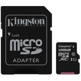 Kingston MicroSD Kaart - 128GB - Inclusief SD Adapter