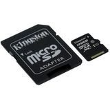 Kingston MicroSD Kaart - 128GB - Inclusief SD Adapter