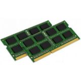 Kingston ValueRAM 1600MHz DDR3 NonECC CL11 SODIMM 16GB Kit* (2x8GB) 1.35V KVR16LS11K2/16 Laptopgeheugen