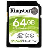 Kingston Canvas Select Plus 64 GB - Flashgeheugenkaart - V10 UHS-I U1