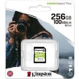 Kingston Canvas Select Plus Geheugenkaart 256GB - SDXC UHS-I