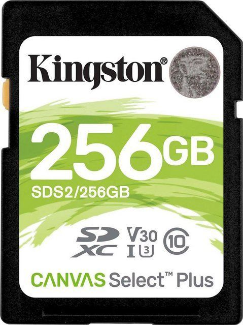 Kingston Canvas Select Plus Geheugenkaart 256GB - SDXC UHS-I
