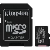 Kingston Canvas Select Plus MicroSDXC Card 10 UHS-I - 256GB - inclusief SD adapter