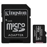 Kingston 256GB microSDHC Canvas Select Plus 100R A1 Single Pack met Adapter