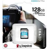 GB Canvas GO Micro SD geheugenkaart met adapter Kingston SDCG3 Zwart