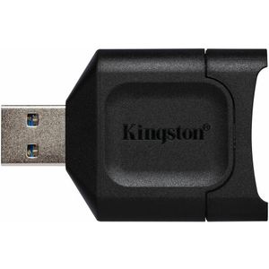 Kingston MobileLite Plus geheugenkaartlezer USB 3.2 Gen 1 (3.1 Gen 1) Type-A Zwart