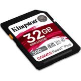 Kingston Technology Canvas React Plus 32 GB SD - Klasse 10 - UHS-II - 300 MB/s, 260 MB/s