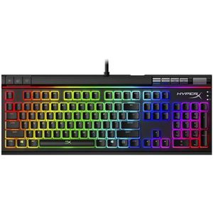 Kingston Technology Alloy Elite 2 keyboard USB QWERTY US English Black - Kingston Technology Alloy Elite 2, Standard, USB, Mechanical, QWERTY, RGB LED, Black