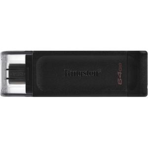 Kingston USB Stick - USB-C - 64GB - Zwart