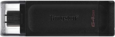 Kingston USB Stick - USB-C - 64GB - Zwart