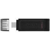 Kingston - DataTraveler 70 - USB-stick - Zwart - 128 GB, USB 3.2 Gen 1