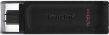 Kingston - DataTraveler 70 - USB-stick - Zwart - 128 GB, USB 3.2 Gen 1