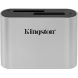 Kingston Workflow USB 3.2 Gen1 dual-slot SDHC/SDXC UHS-II SD-lezer - WFS-SD