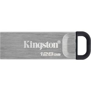 Kingston DataTraveler Kyson USB 3.2 Gen 1 Flash Drive 128GB - Met elegante, metalen behuizing zonder dop