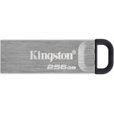 Kingston DataTraveler Kyson USB 3.2 Gen 1 USB-stick 256 GB met elegante metalen behuizing zonder dop