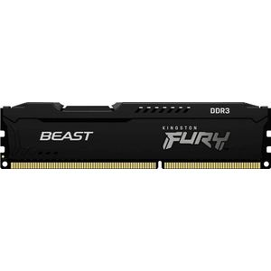 Kingston FURY Beast Werkgeheugenset voor PC DDR3 16 GB 2 x 8 GB Non-ECC 1600 MHz 240-pins DIMM CL10 KF316C10BBK2/16