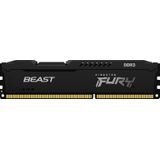 Kingston Technology FURY Beast, 4 GB, 1 x 4 GB, DDR3, 1600 MHz, 240-pin DIMM, Zwart