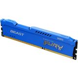 Kingston Fury Beast 4 GB 1600 MHz DDR3 CL10 Geheugenkit voor PC Single Module KF316C10B/4