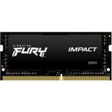 Kingston - Laptopgeheugen - Fury Impact - KF432S20IB/32 - 32GB - DDR4 - SODIMM - 3200MHz - 1 x 32 GB