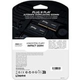 Kingston - Laptopgeheugen - Fury Impact - KF432S20IB/32 - 32GB - DDR4 - SODIMM - 3200MHz - 1 x 32 GB