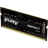 Kingston FURY Impact 16 GB 3200 MHz DDR4 CL20 Laptop Geheugen Enkele Module KF432S20IB/16,Wit