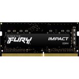 Kingston FURY Impact 16 GB (2 x 8 GB) 2666MHz DDR4 CL15 Laptop Geheugenset van 2 KF426S15IBK2/16