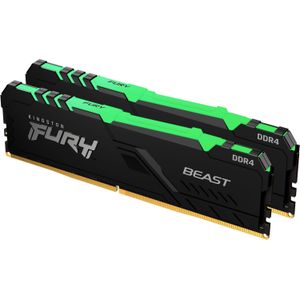 Kingston Technology FURY Beast RGB geheugenmodule 32 GB 2 x 16 GB DDR4 3600 MHz