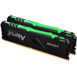 Kingston Technology FURY Beast RGB geheugenmodule 16 GB 2 x 8 GB DDR4 3600 MHz