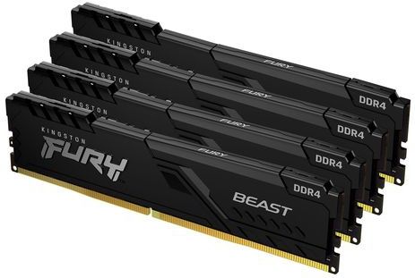 Kingston Technology FURY Beast geheugenmodule 4 x 32 GB 3600 MT/s