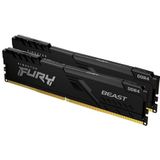 Kingston - RAM-geheugen - FURY BEAST - KF436C17BBK2/16 - 16 GB - DDR4 - DIMM - 3600MHz - 2 x 8 GB