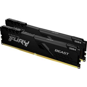 Kingston - RAM-geheugen - FURY BEAST - KF432C16BBK2/64 - 64GB - DDR4 - DIMM - 3200MHz - 2 x 32 GB