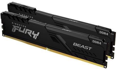 Kingston - RAM-geheugen - FURY BEAST - KF432C16BBK2/64 - 64GB - DDR4 - DIMM - 3200MHz - 2 x 32 GB