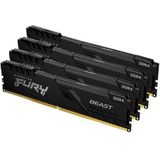Kingston Technology - FURY Beast - 4 x 32GB, DDR4-3200, CL16, 288-Pin, DIMM