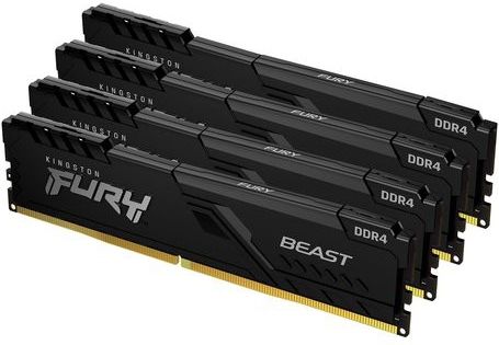 Kingston Technology FURY Beast geheugenmodule 4 x 16 GB 3200 MT/s
