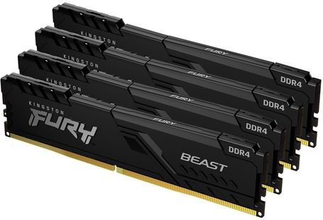 Kingston Technology FURY Beast geheugenmodule 4 x 16 GB 3200 MT/s
