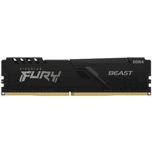 Kingston FURY Beest (2 x 8GB, 3200 MHz, DDR4 RAM, DIMM 288 pin), RAM, Zwart