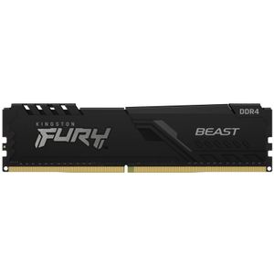 Kingston Technology Fury Beast 16 GB (2 x 8 GB) 3200 MHz DDR4 CL16 Geheugenkit voor PC KF432C16BBK2/16, zwart