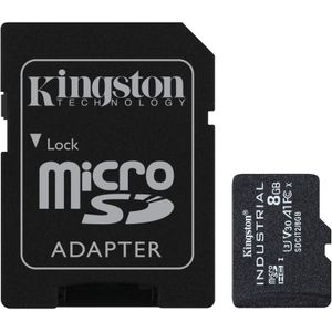 Micro SD geheugenkaart met adapter Kingston SDCIT2/8GB 8GB