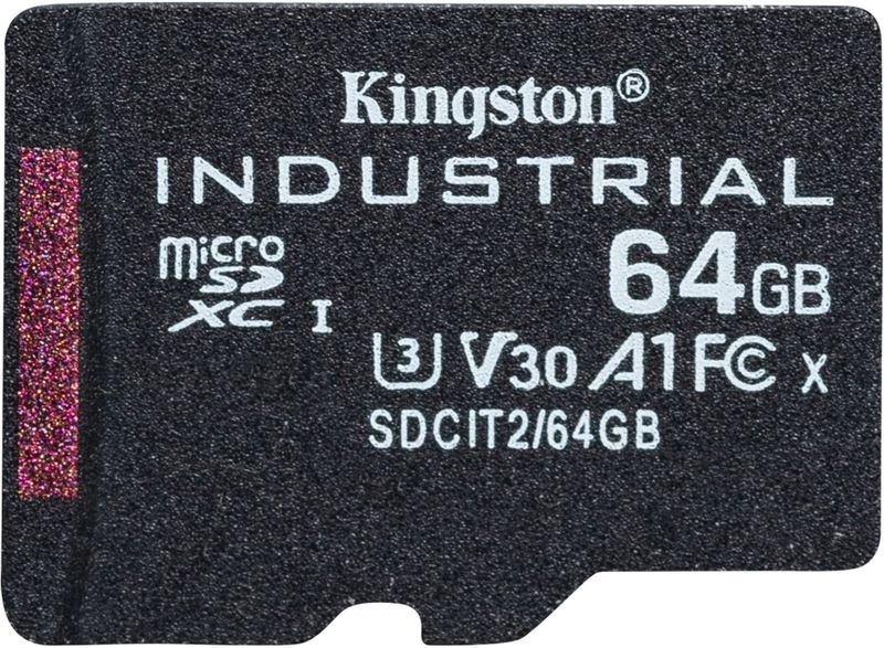 Kingston Technology Industrial 64 GB MicroSDXC UHS-I Klasse 10