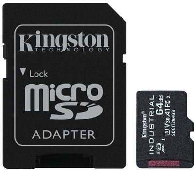 Kingston Technology Industrial 64 GB MicroSDXC UHS-I Klasse 10