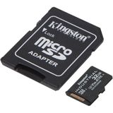 Kingston Industrial microSD - 32 GB microSDHC Industrial C10 A1 pSLC kaart + SD-adapter - SDCIT2/32GB