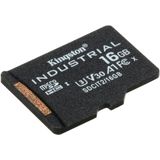 Kingston Industriële microSD -16 GB microSDHC Industrial C10 A1 pSLC kaart in één pakket zonder adapter - SDCIT2/16GBSP