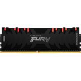 Kingston FURY Renegade RGB Werkgeheugenmodule voor PC DDR4 16 GB 1 x 16 GB 3200 MHz 288-pins DIMM CL16 KF432C16RB1A/16