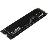 Kingston KC3000 PCIe 4.0 NVMe M.2 SSD - Hoogwaardige opslag voor desktop- en laptop-pc's -SKC3000S/2048G, SKC3000D2048G, zwart, 2048 GB, solid-state drive
