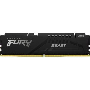 Kingston FURY Beast 32 GB (2 x 16 GB) 6000 MT/s DDR5 CL40 DIMM werkgeheugen voor gamer-pc, 2 stuks - KF560C40BBK2-32
